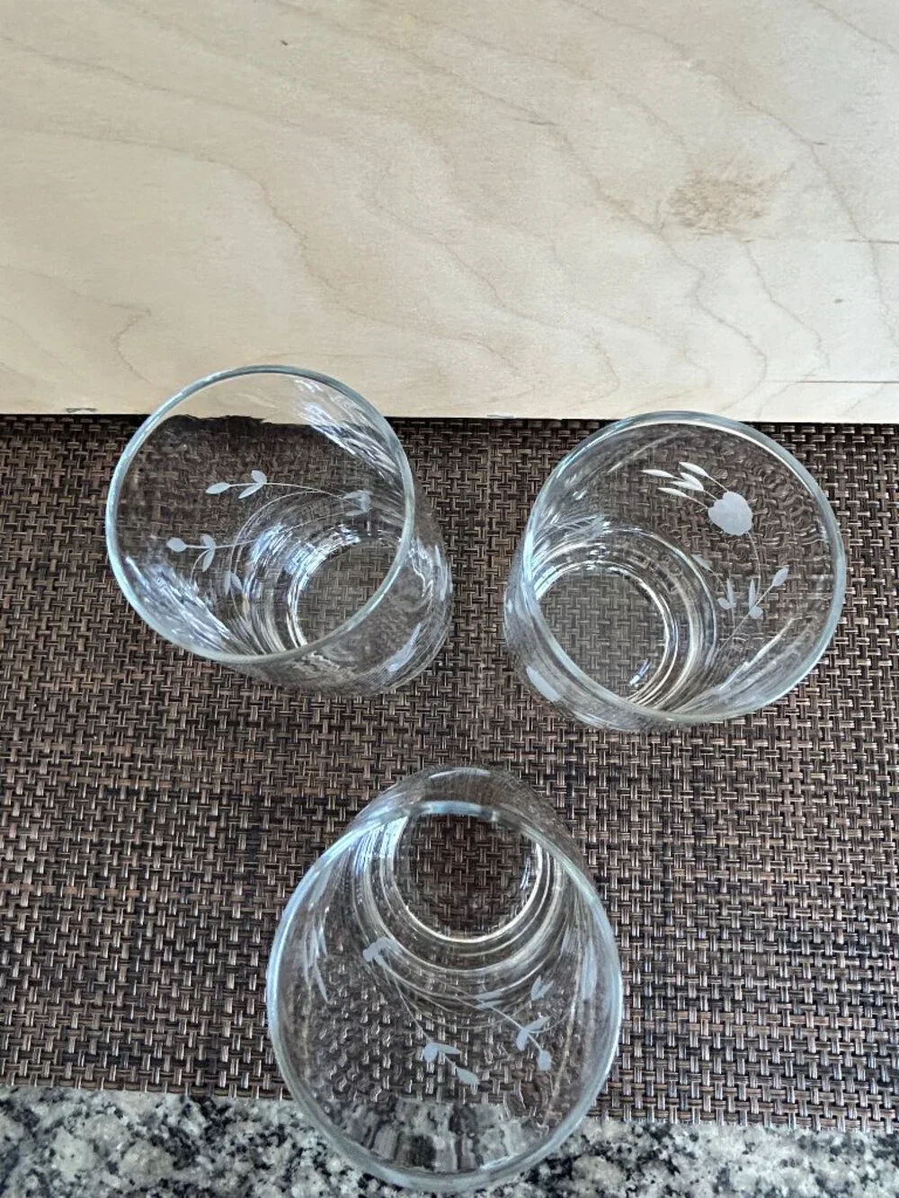 Princess House #497 Crystal Glasses Set of 3 Original Box & Manual (PRICE DROP)!
